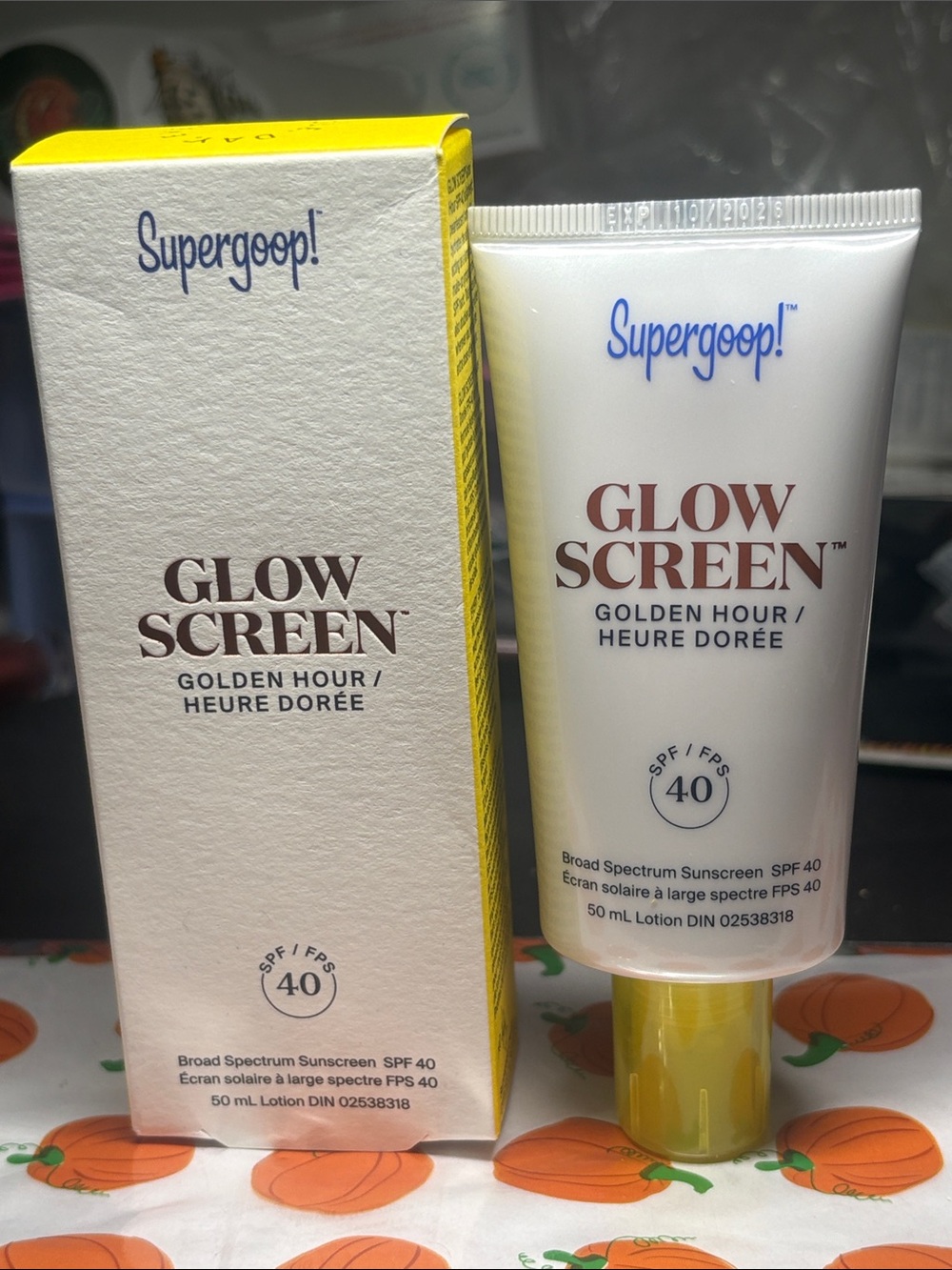 Supergoop! Glow Screen Golden Hour SPF 40 - White & Yellow Packaging
